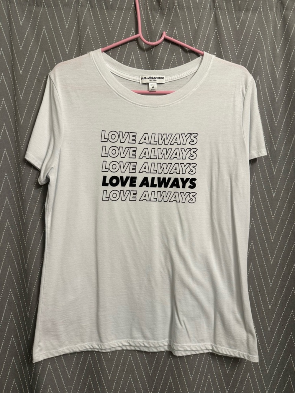 Sub_Urban Riot White Tee with Black Type